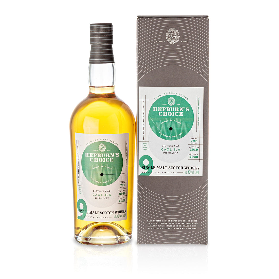 Caol Ila, Hepburn's Choice, sherry fin., 2010, 9 Jahre, 46 %