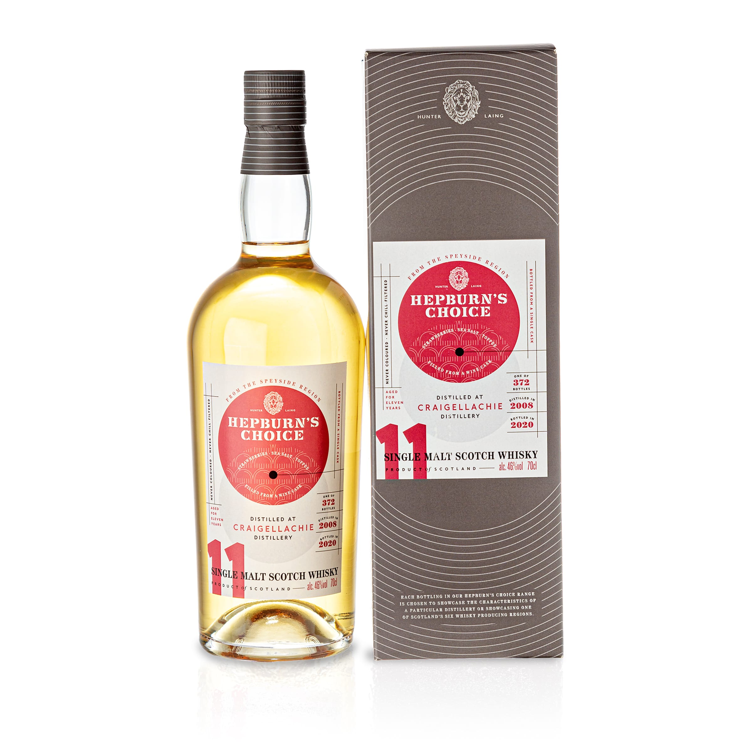 Craigellachie, Hepburn's Choice, wine fin., 2008, 11 Jahre, 46 %