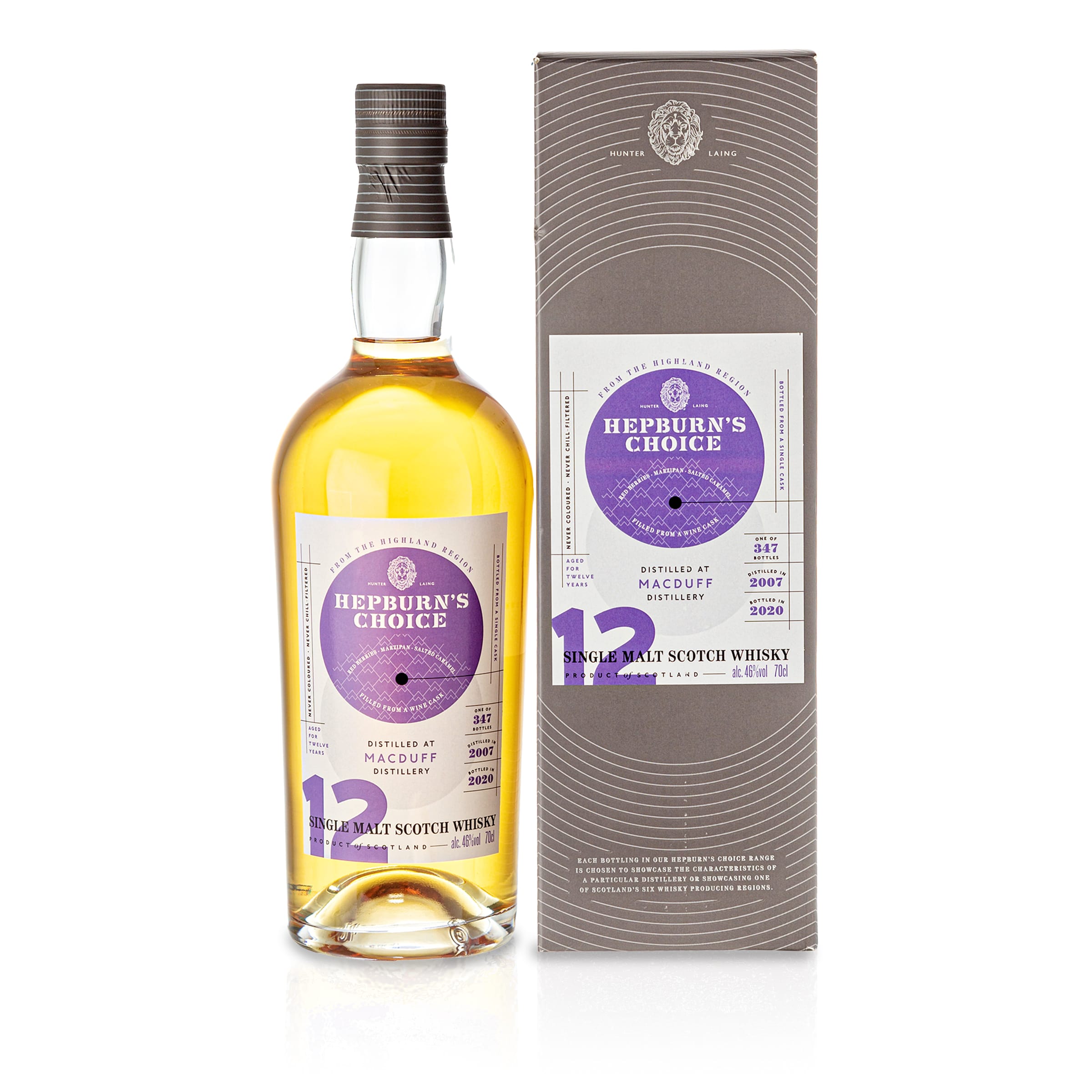 Macduff, Hepburn's Choice, wine fin., 2007, 12 Jahre, 46 %