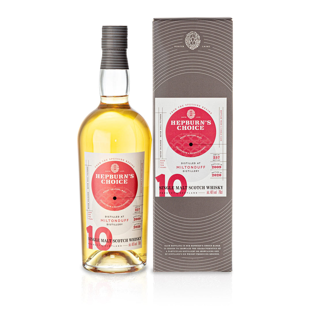 Miltonduff, Hepburn's Choice, 2009, 10 Years Old, 46%