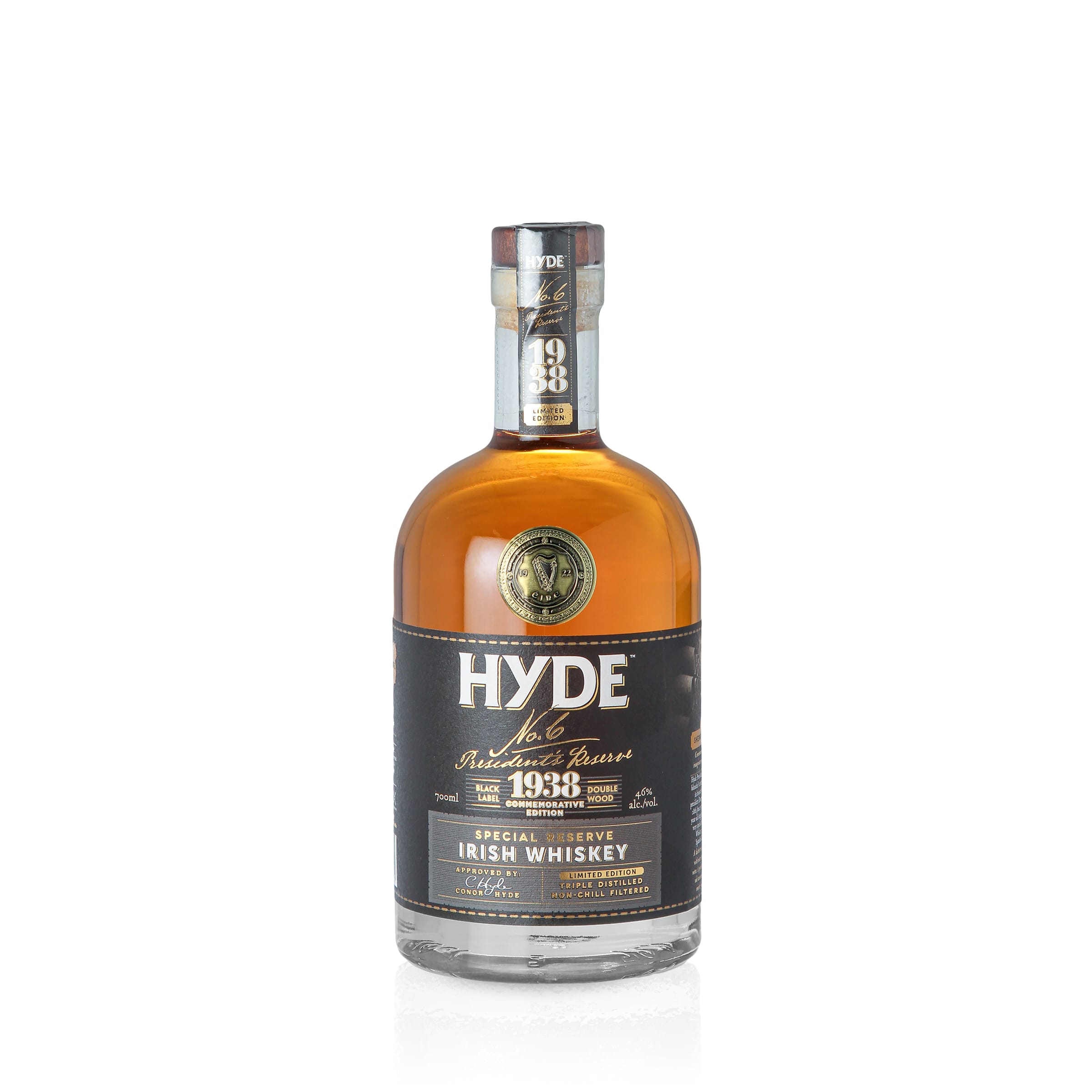 Hyde No. 6 Resident's Reserve Commemorative Edition 1938 Irish Whiskey