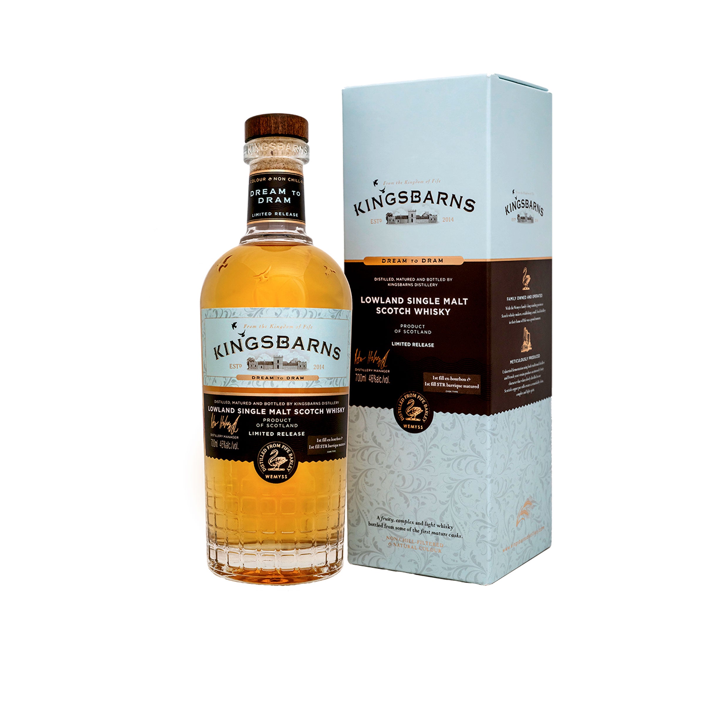 Kingsbarns, "Dream to Dram", 46 % - Kingsbarns