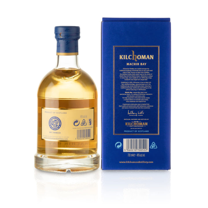 Kilchoman Machir Bay 46 % Islay Single Malt Scotch Whisky - Neuware ohne Originalverpackung