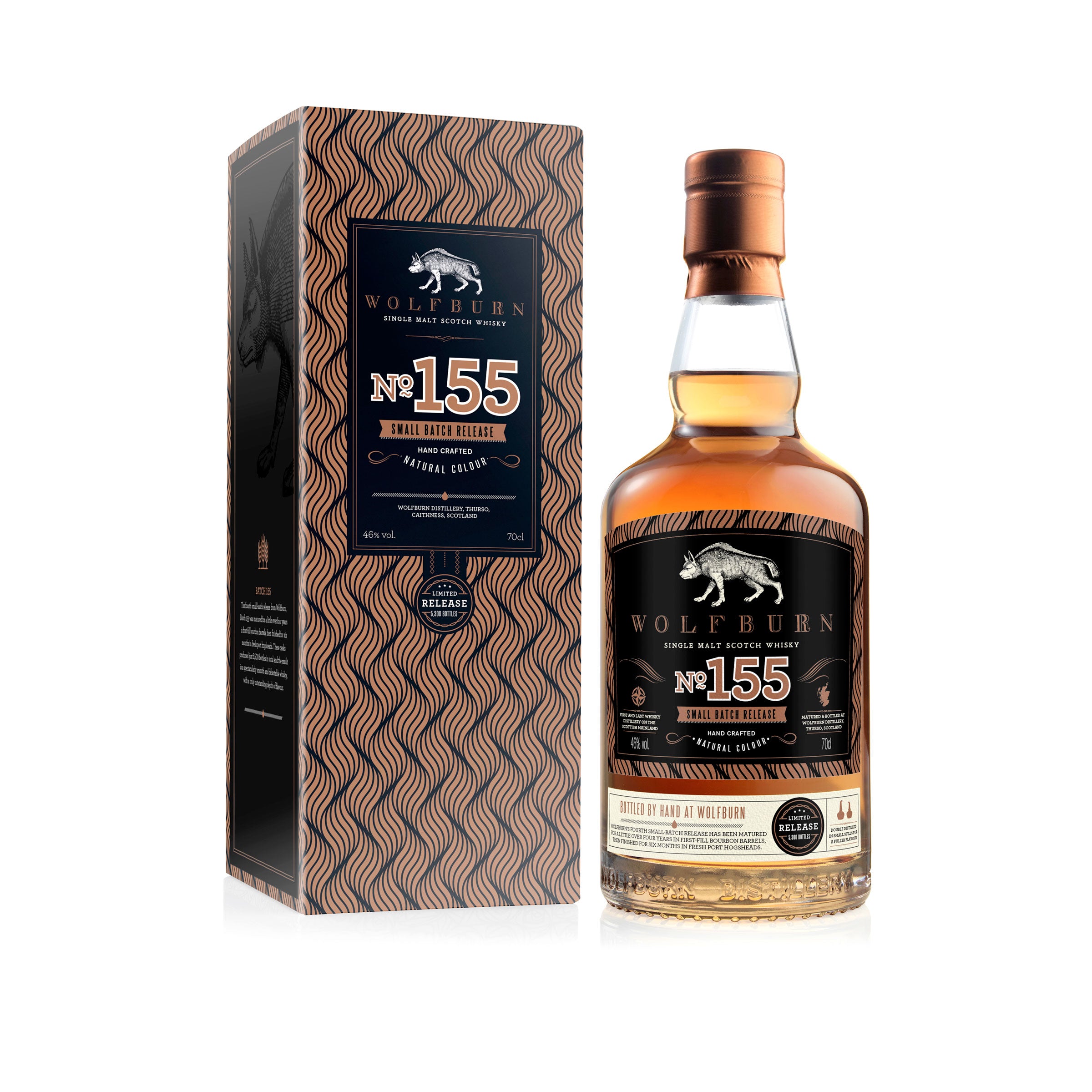 Wolfburn "Batch 155", 46% - Wolfburn