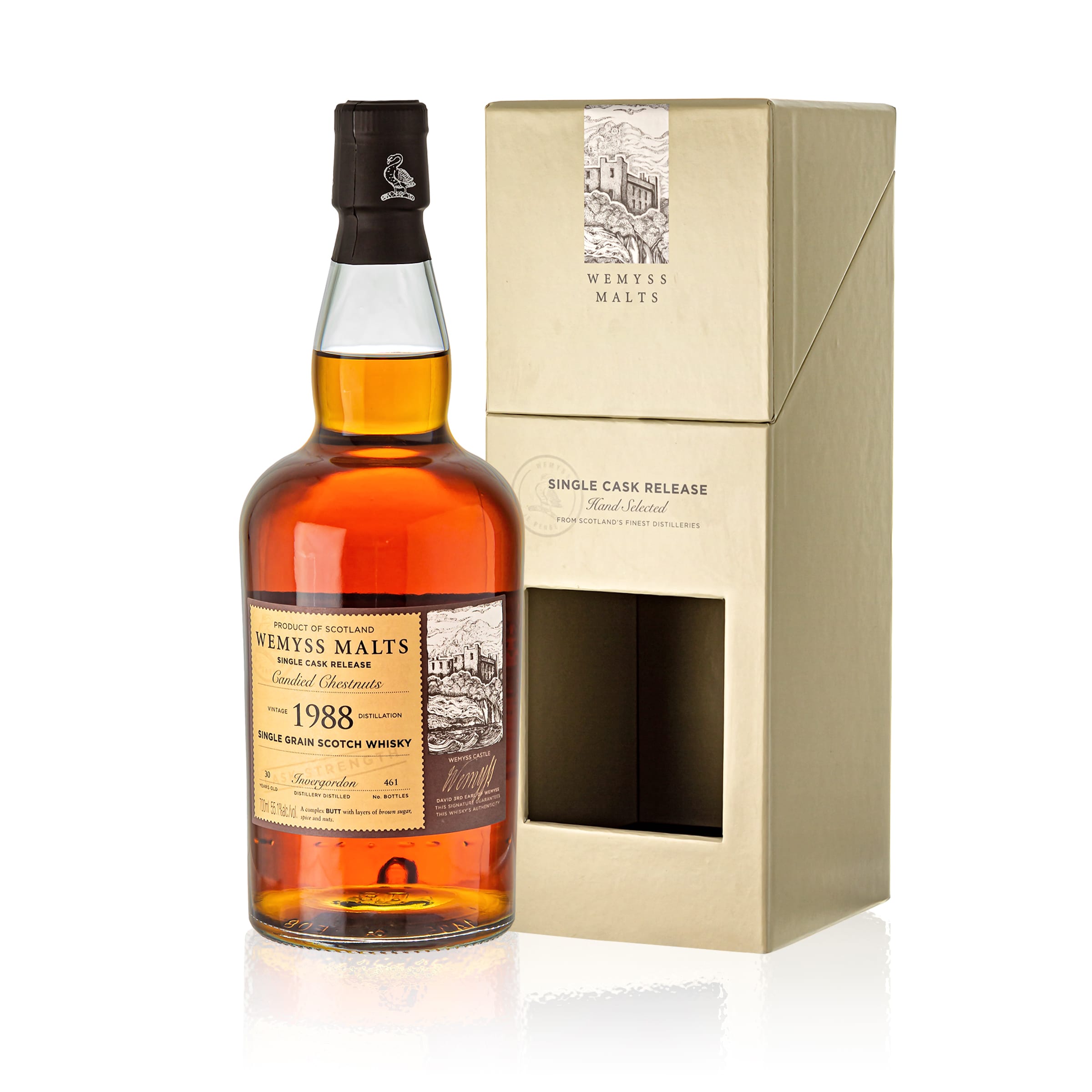 Invergordon 30 Jahre 1988/2020 Sherry Butt Wemyss Candied Chestnuts