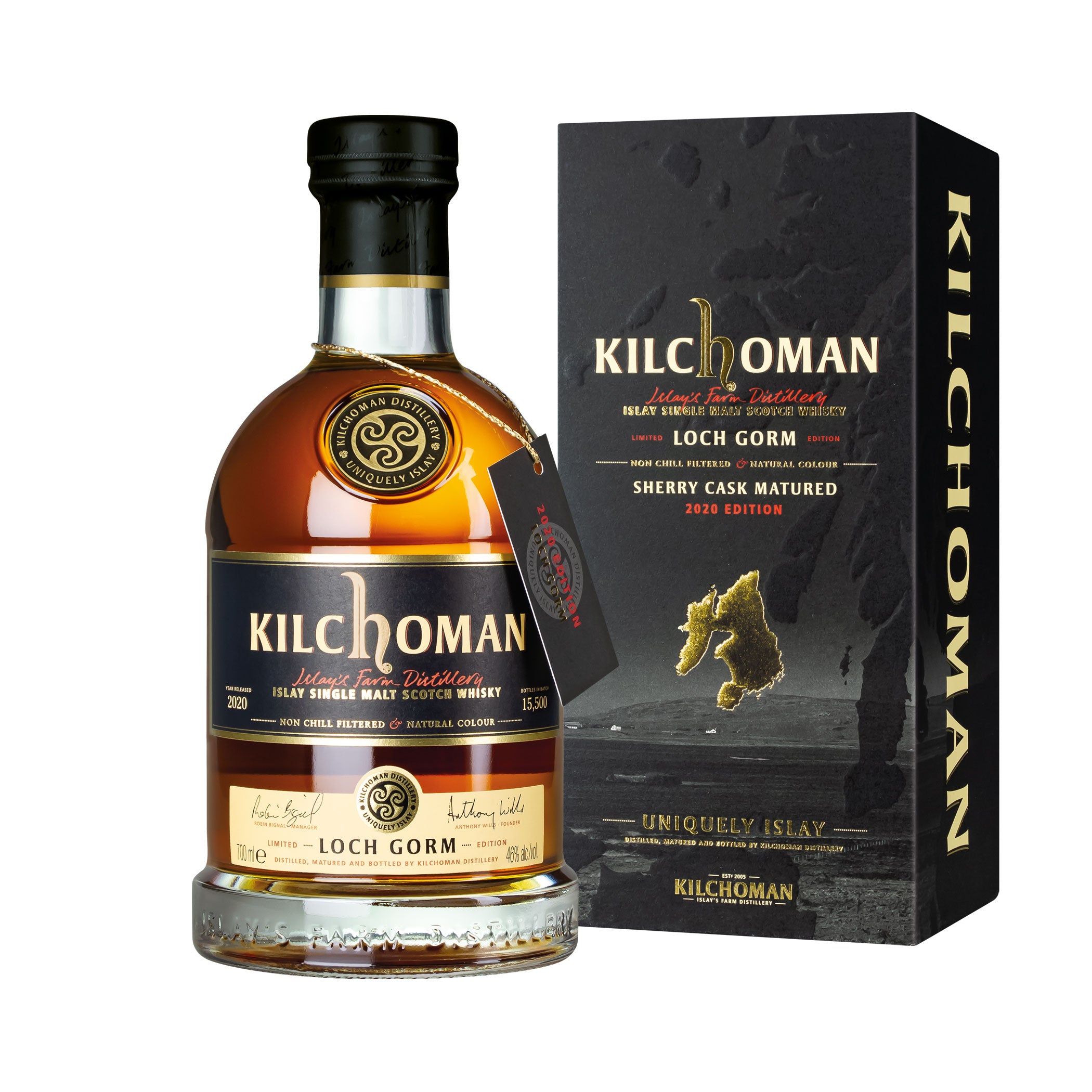 1 Flasche Kilchoman Loch Gorm 2021 Limited Edition mit Geschenkverpackung