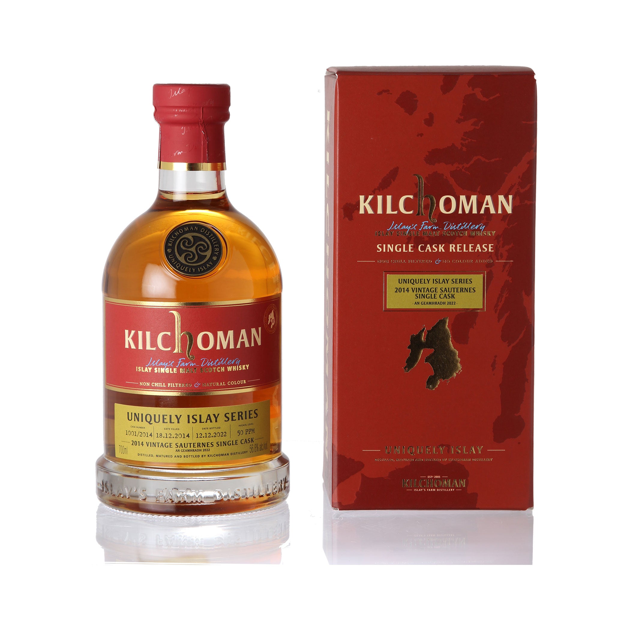 Kilchoman Uniquely Islay Series - 2014 Vintage Sauternes Single Cask