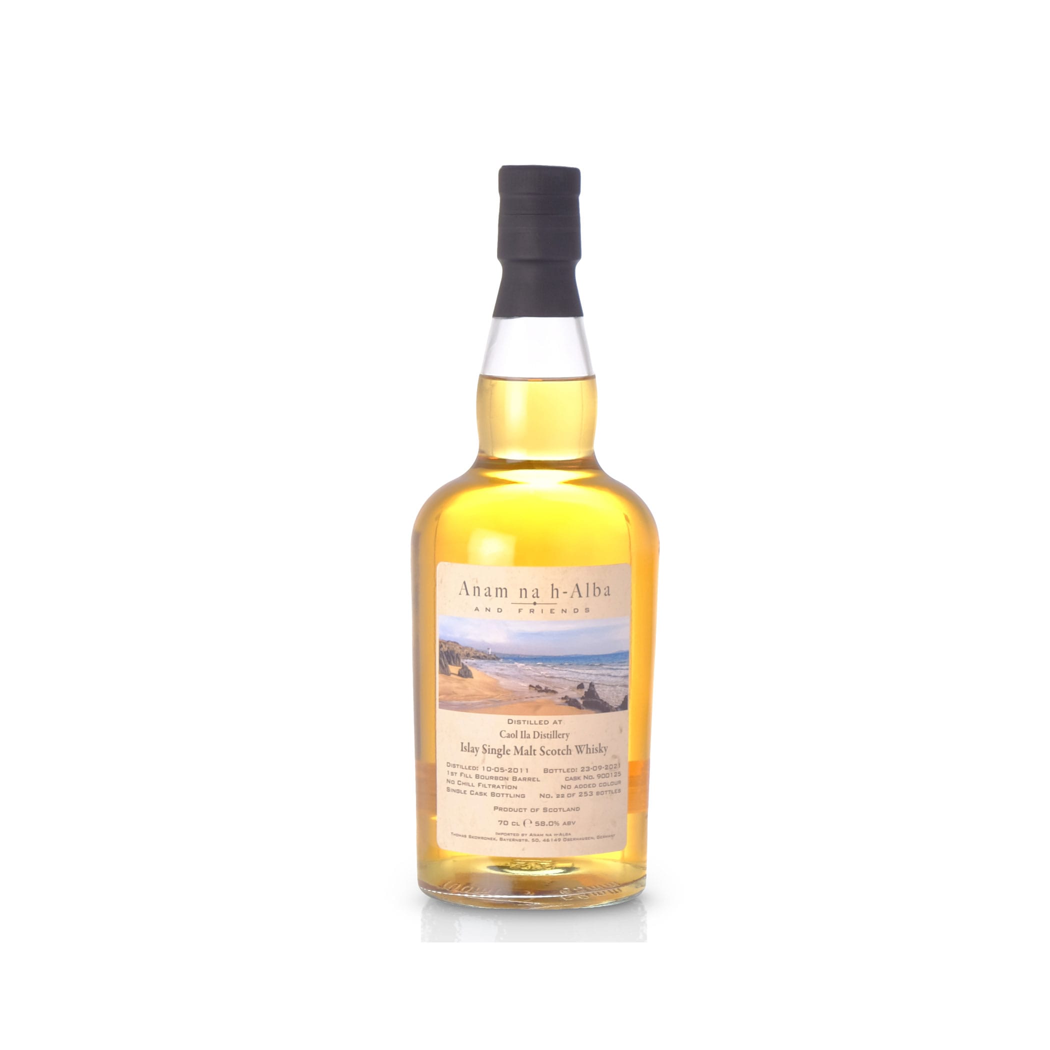 Caol Ila 2011 - 10 Years Old - Bourbon Barrel - Anam na h-Alba, Cask 900125, Islay Single Malt Whisky