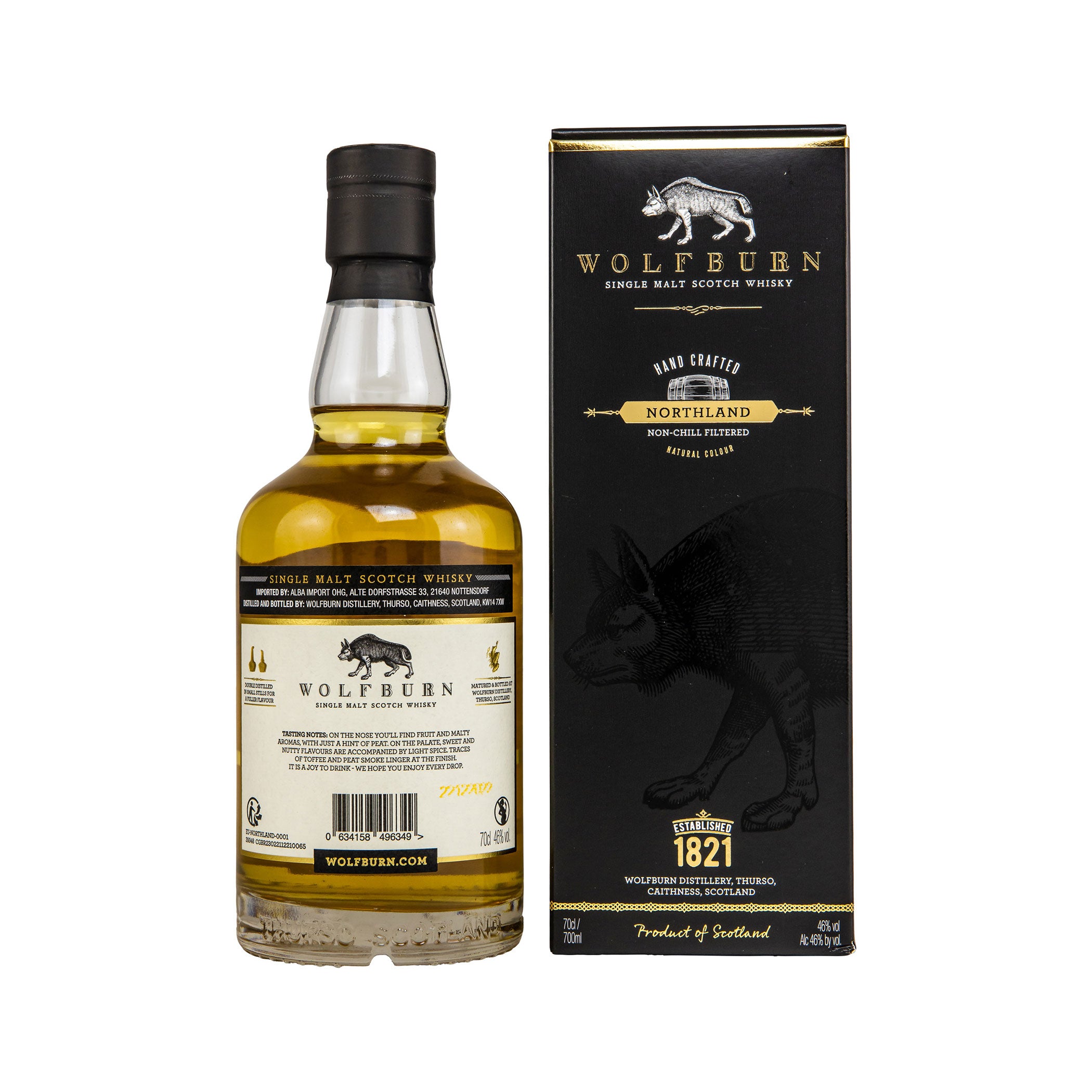 Wolfburn Northland 46% Single Malt Scotch Whisky