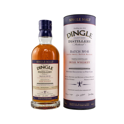 Dingle Single Malt Irish Whiskey - Batch 6 - 46.5% vol. from Kerry, Ireland