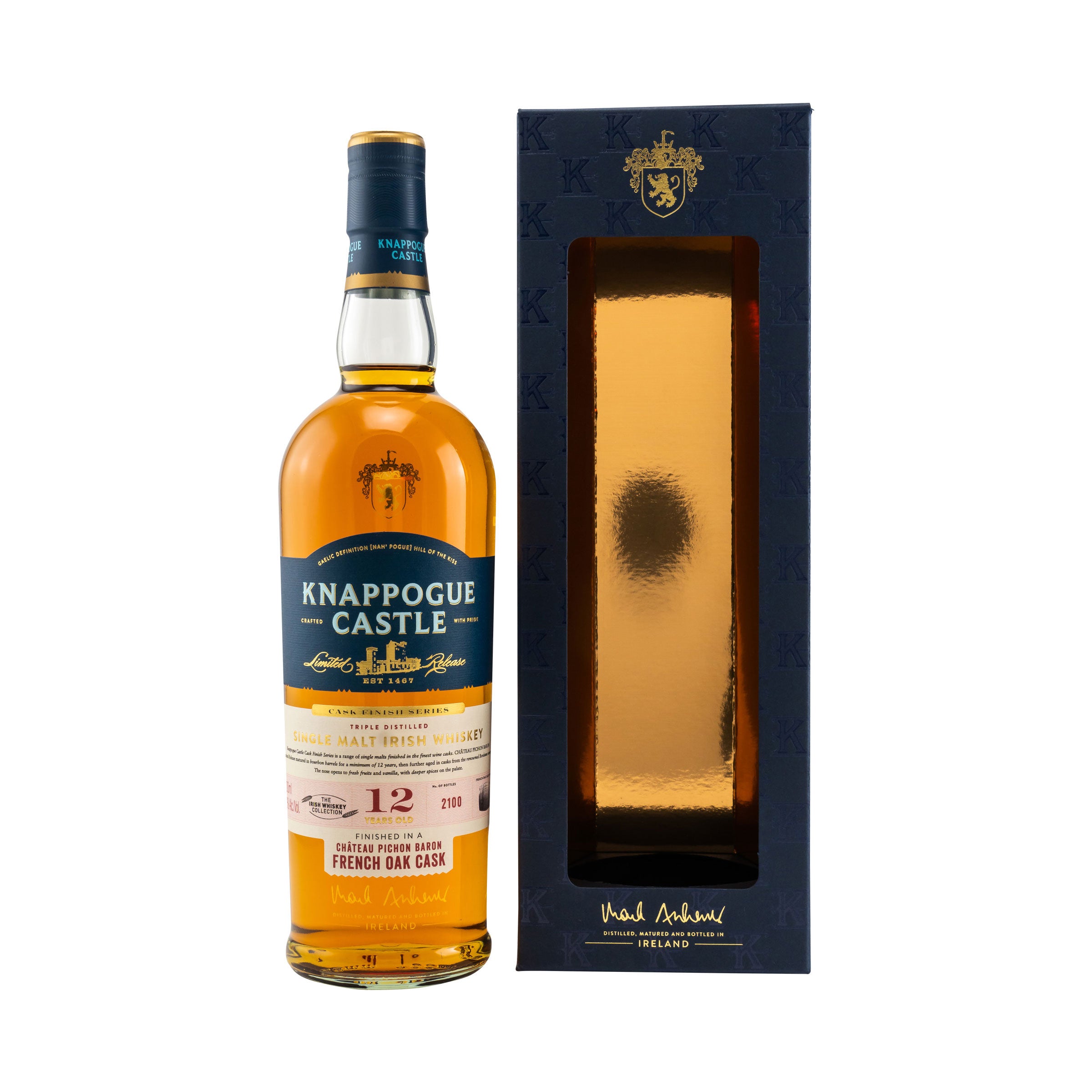 Knappogue Castle 12 y.o. Château Pichon Baron French Oak Finish
