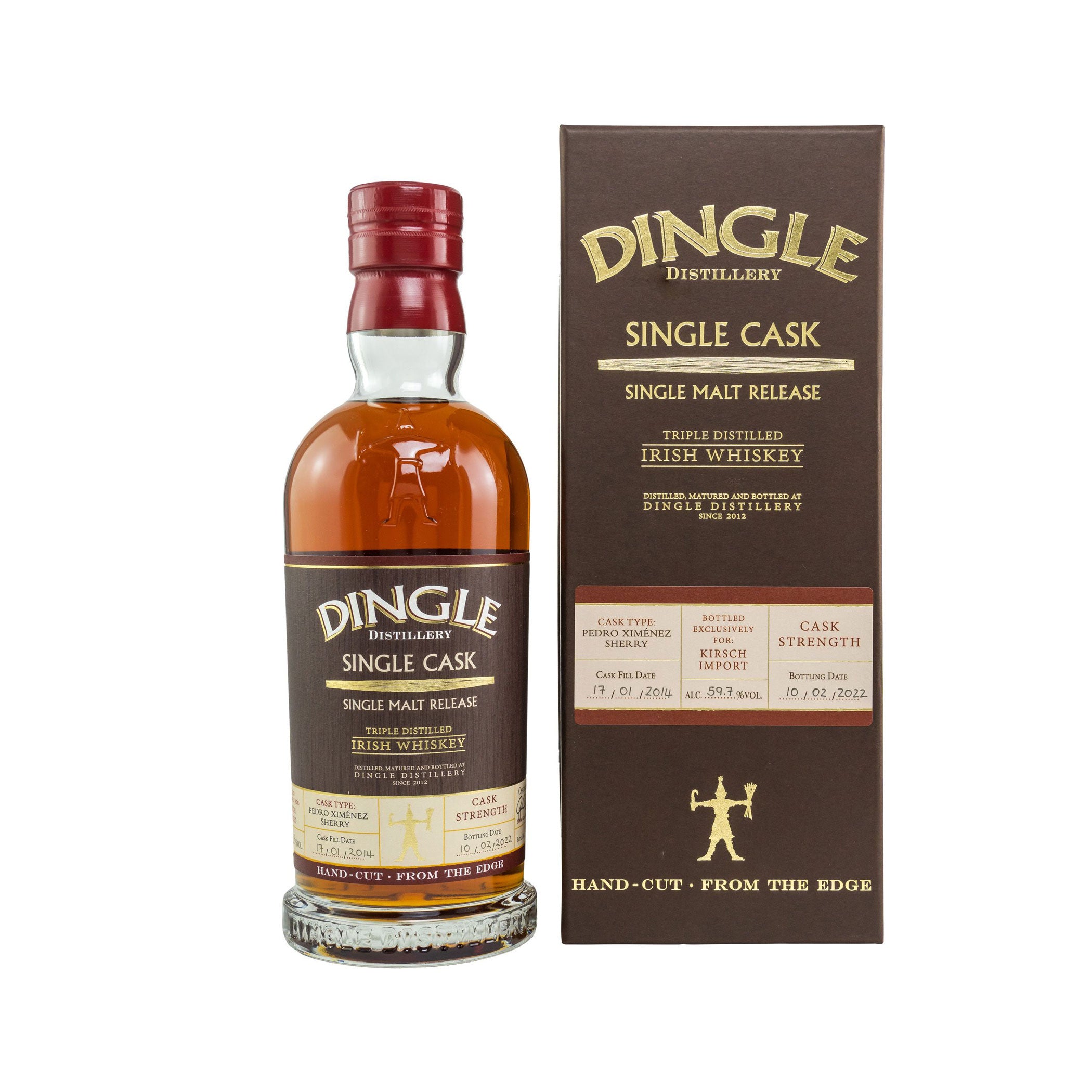 Dingle Distillery 2014/2022 Single Cask, Triple Distilled Irish Whiskey