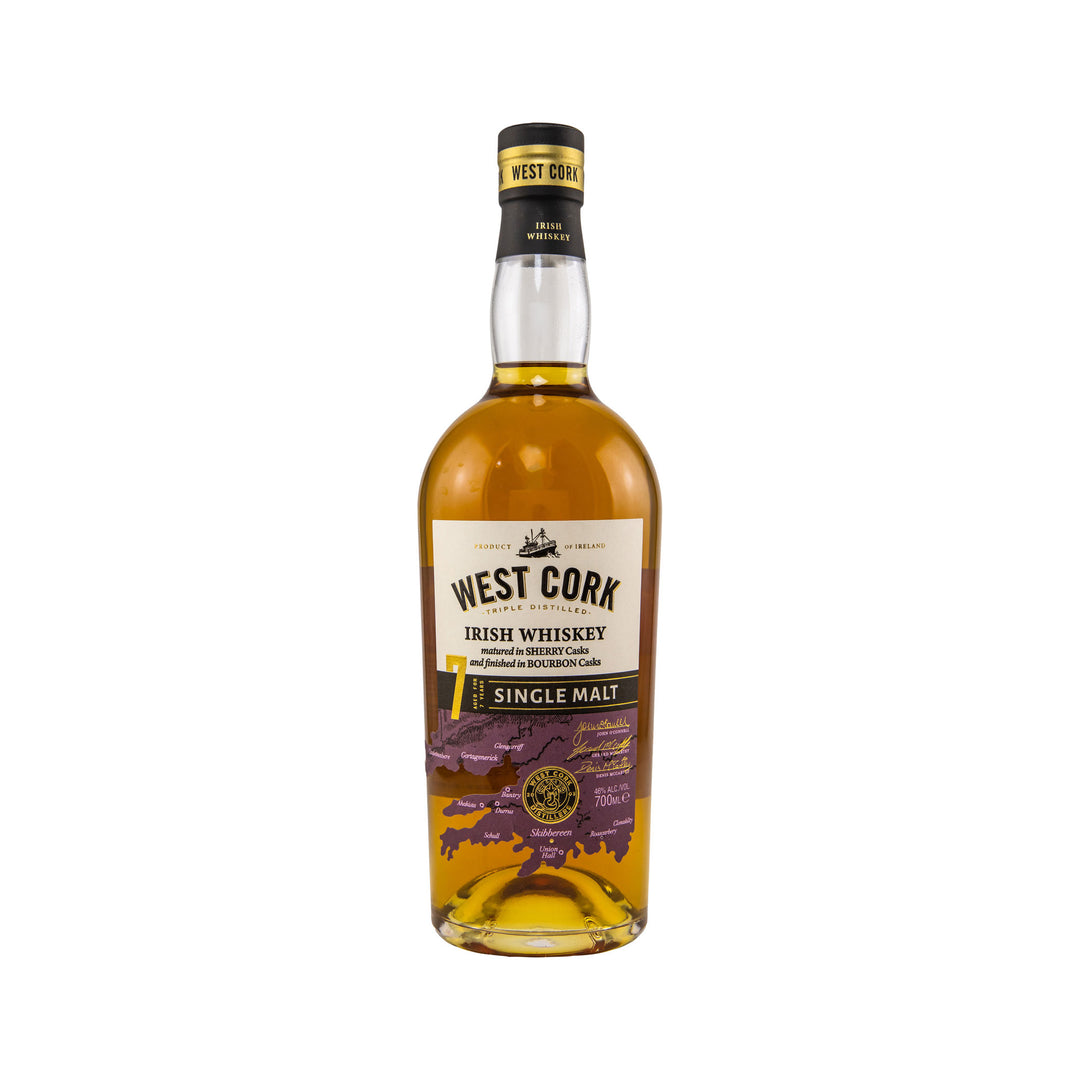 West Cork 7 Year Old Single Malt Irish Whiskey