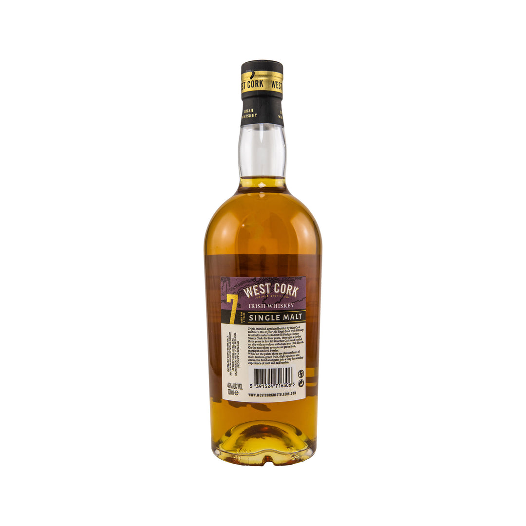 West Cork 7 Year Old Single Malt Irish Whiskey