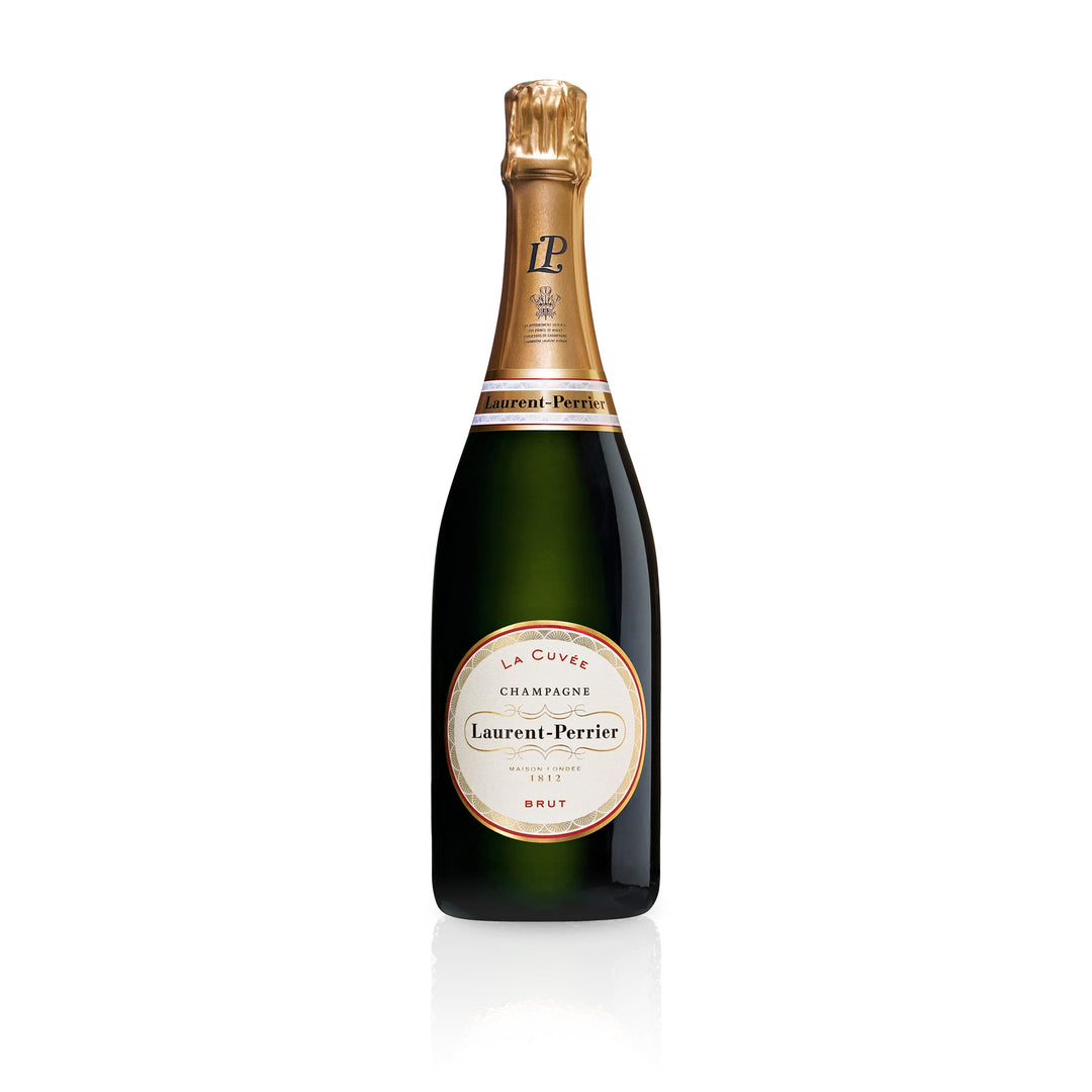Champagne Laurent-Perrier La Cuvée Brut 0.75l in gift set with 2 champagne glasses