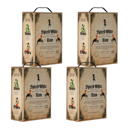 Old Caribbean Spiced White - aromatisierter karibischer Rum - No.1 - Bag-in-Box 3 L