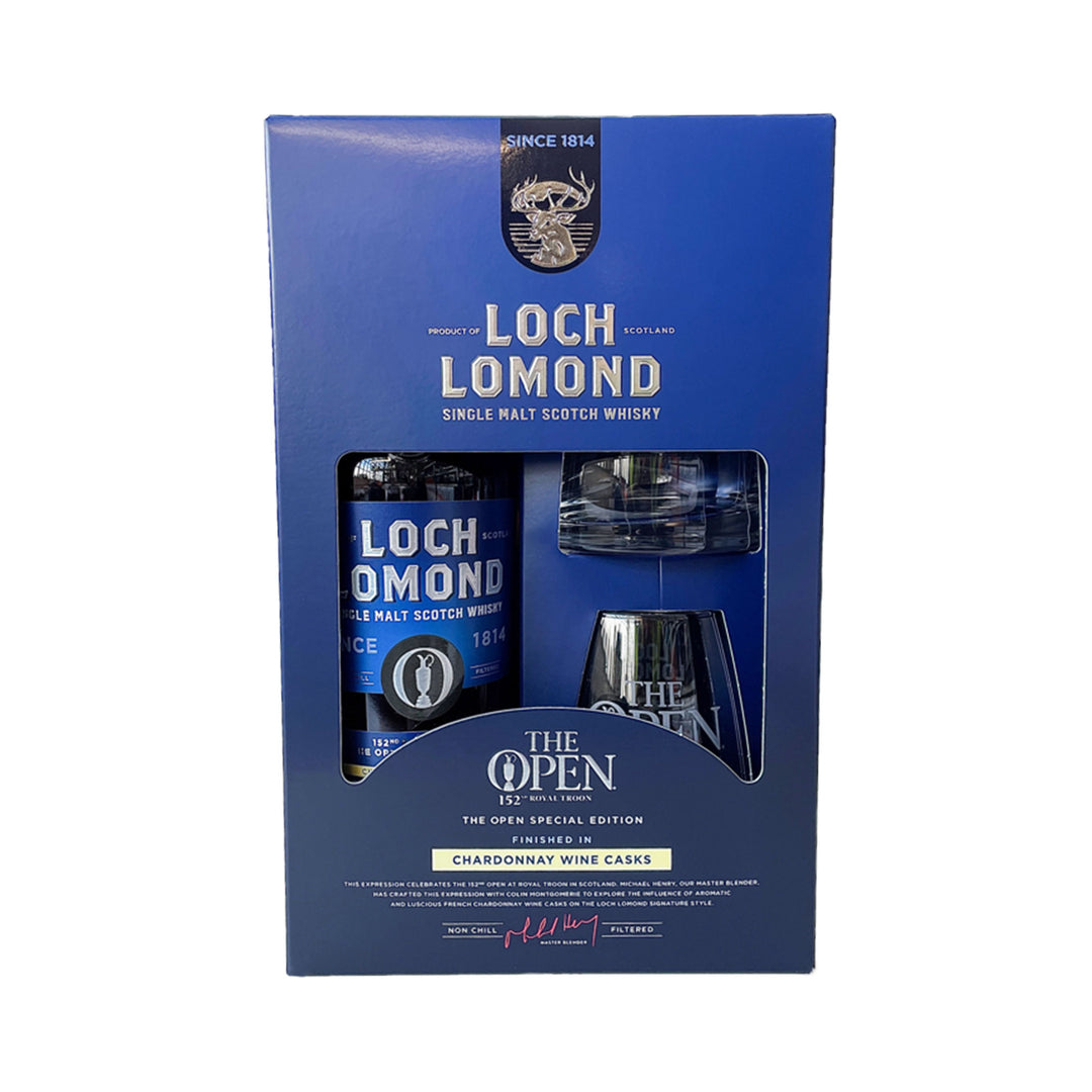 Loch Lomond The Open Special Edition 2024 - Gift Set with 2 Glasses - Single Malt Whisky