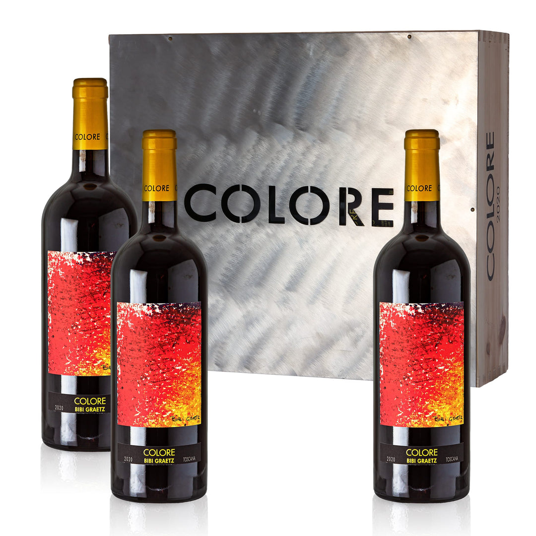 2020 -COLORE - BIBI GRAETZ , Red Wine Tuscany Italy - Set of 3 (3x0.75l)