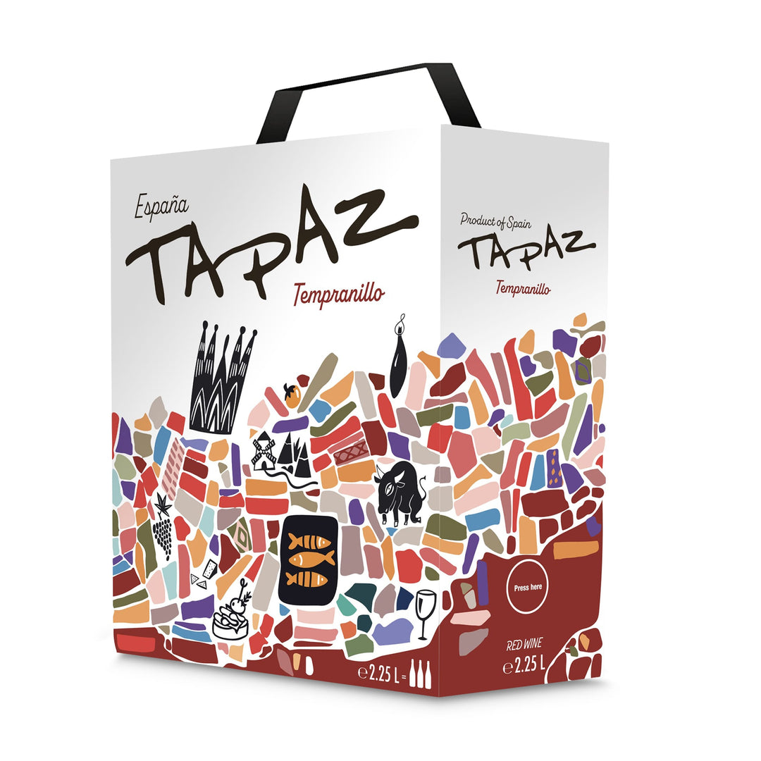 Tapaz Tempranillo – dry – Spain – Bag-in-Box