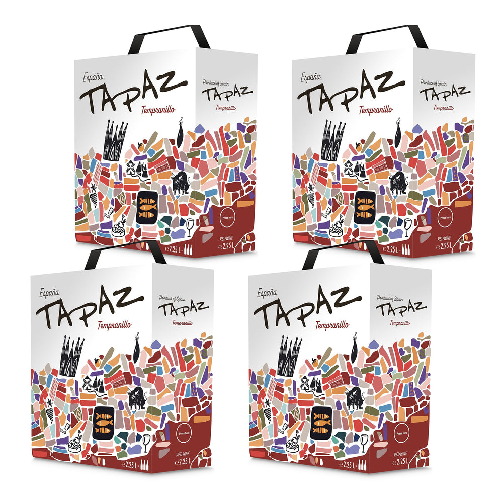 Tapaz Tempranillo – dry – Spain – Bag-in-Box