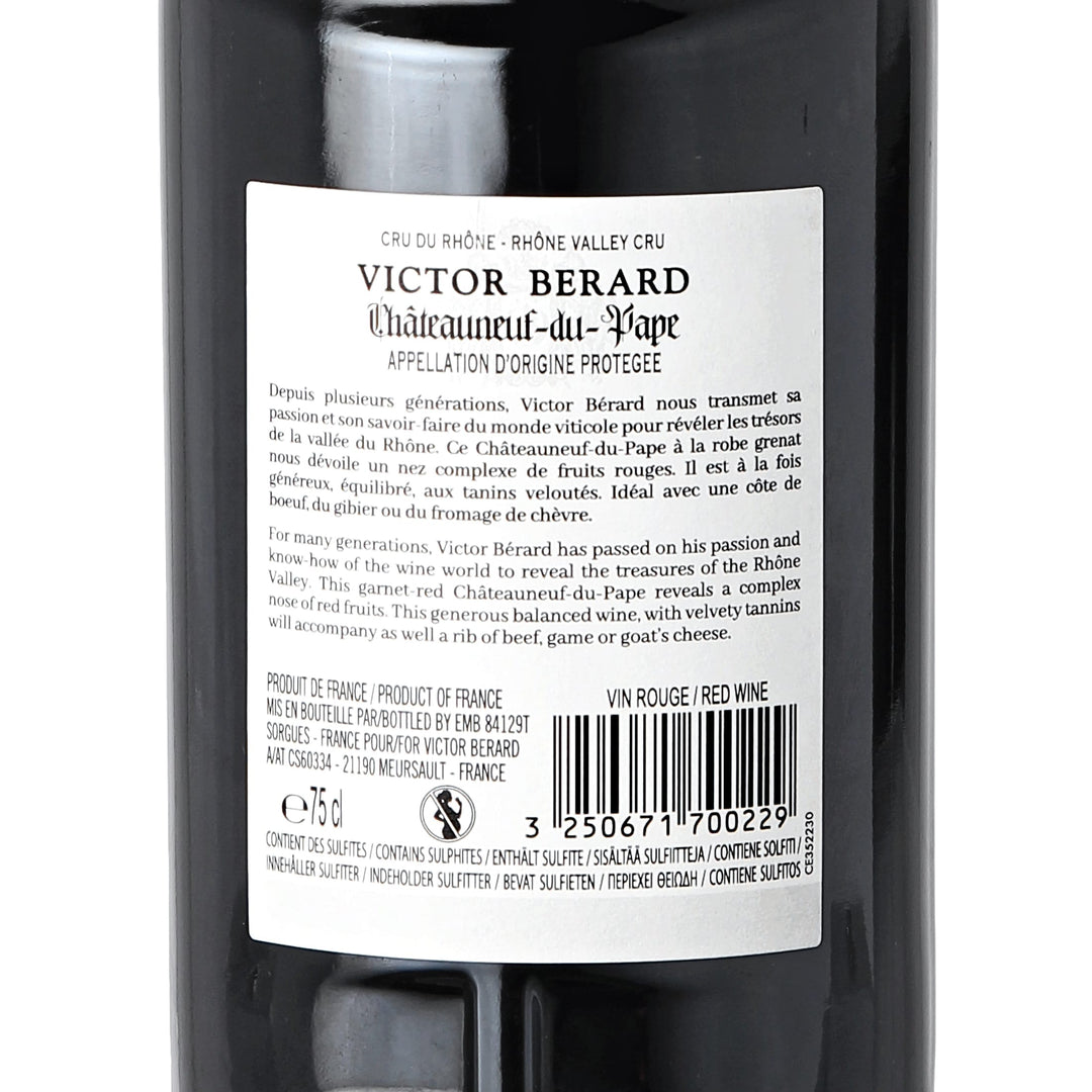 2018 Victor Bérard Châteauneuf du Pape AOP