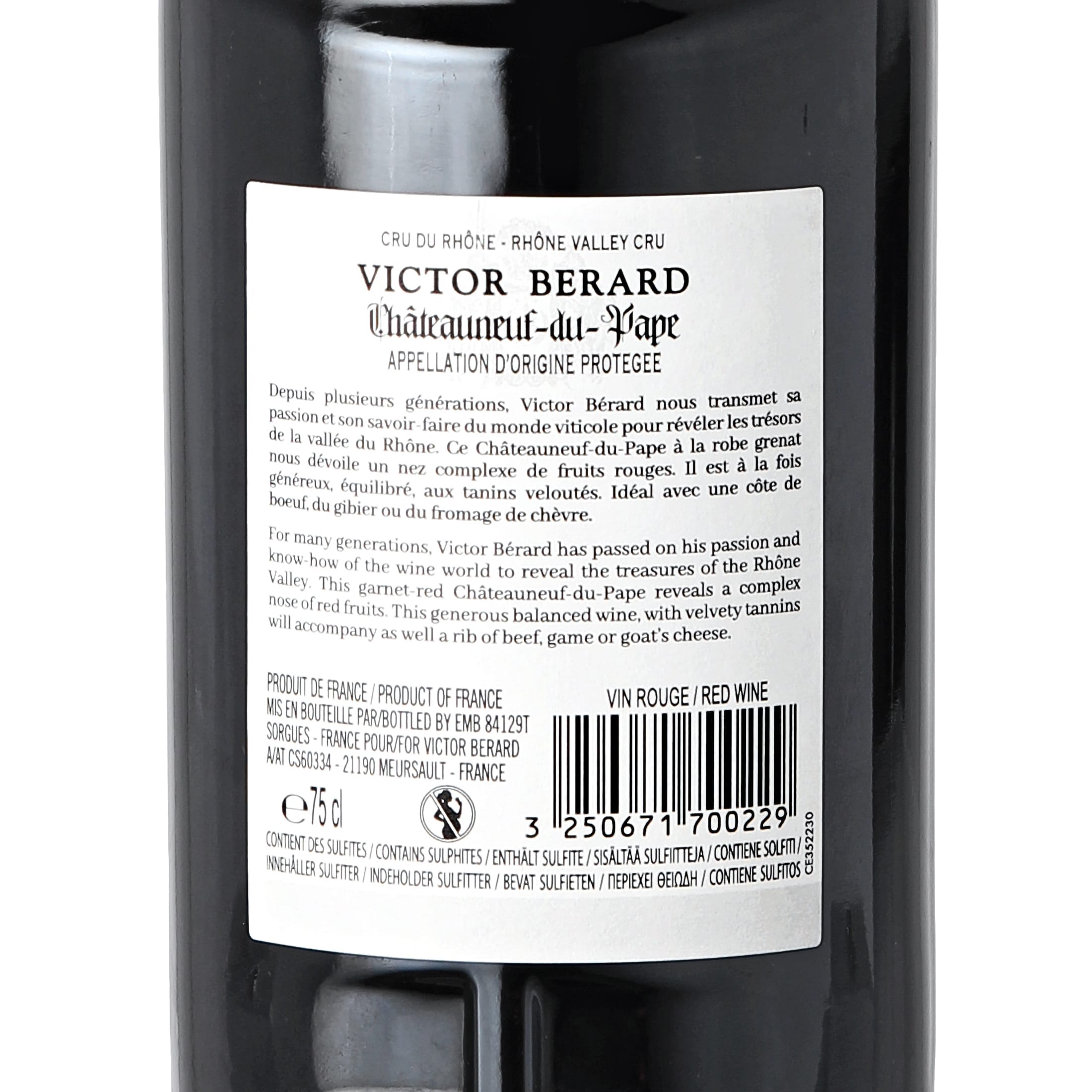 2022 Victor Berard Chateauneuf-du-Pape - Frankreich