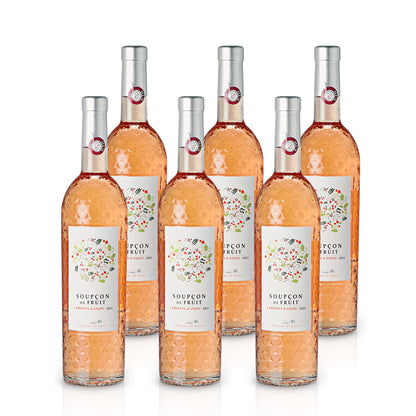 Cabernet d'Anjou Rosé Wine medium dry 0.75L - Soupçon de Fruit - LaCheteau, France