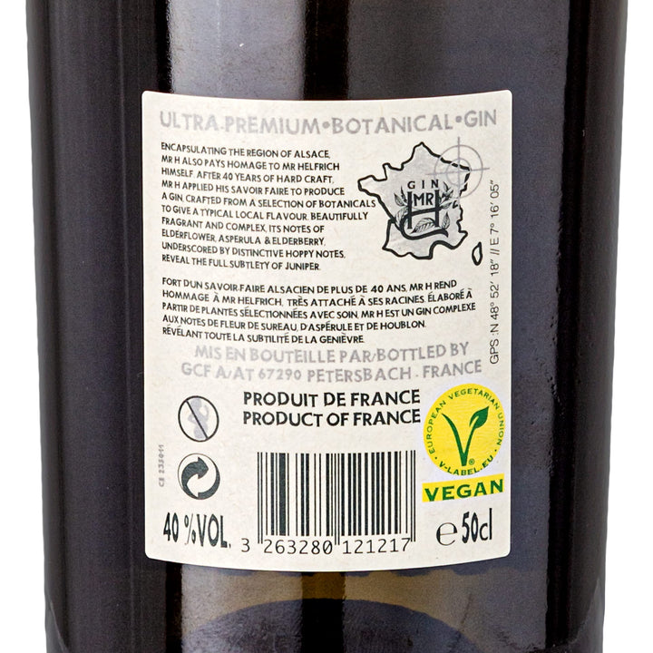 Mr H French Vegan Gin 500 ml