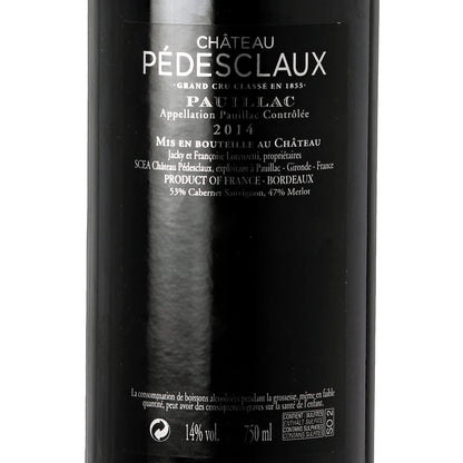 2014 Chateau Pedesclaux - Frankreich
