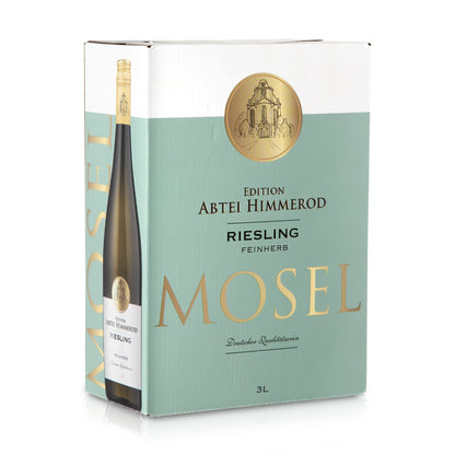 Mosel Riesling Feinherb Qualitätswein - Weißwein in Bag-in-Box -  Edition Abtei Himmerod 3 L.
