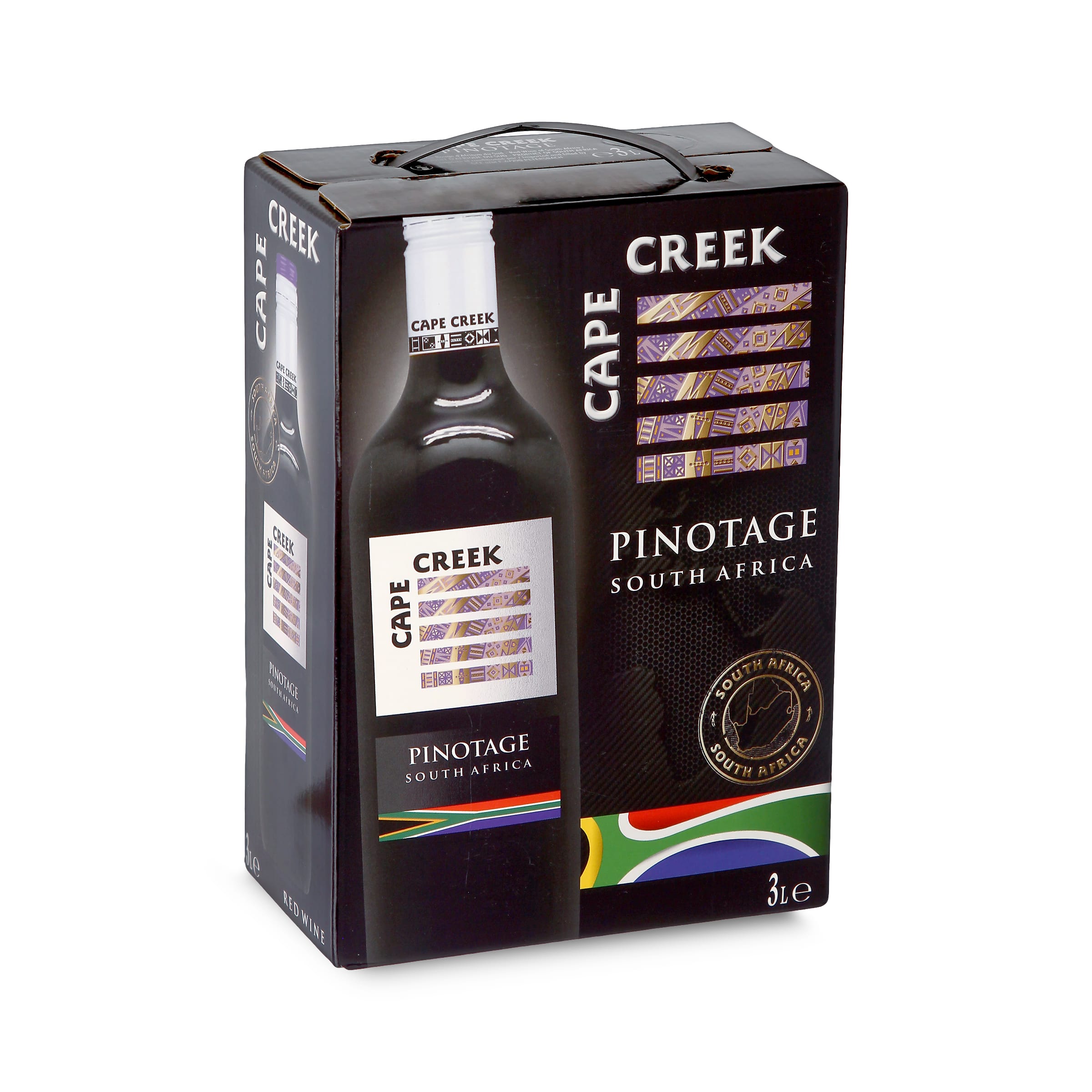 Pinotage - Cape Creek - Bag-in-Box 3L - Rotwein trocken aus Südafrika