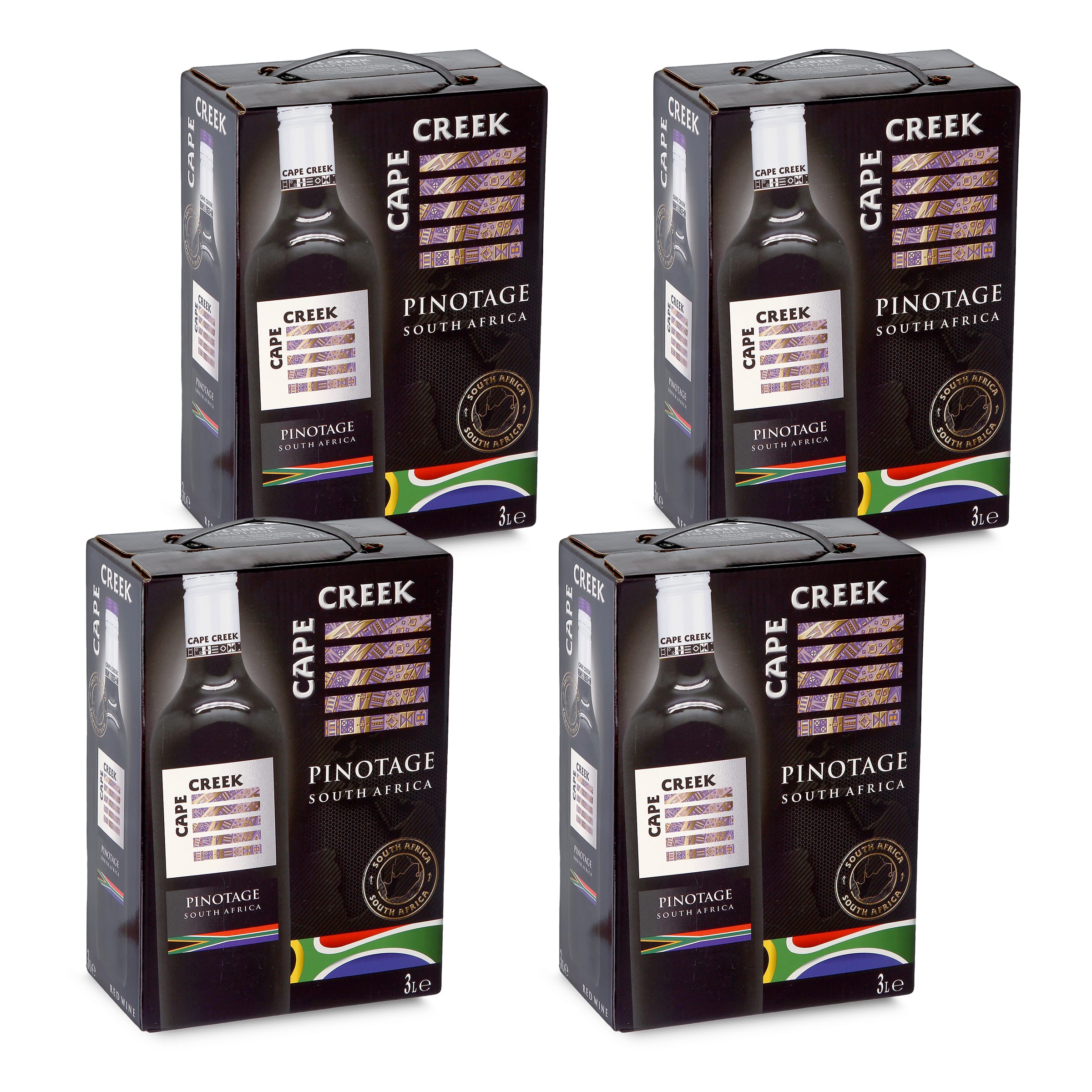 Pinotage - Cape Creek - Bag-in-Box 3L - Rotwein trocken aus Südafrika