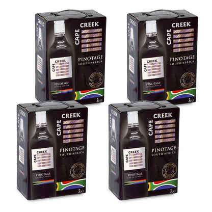 Pinotage - Cape Creek - Bag-in-Box 3L - Rotwein trocken aus Südafrika