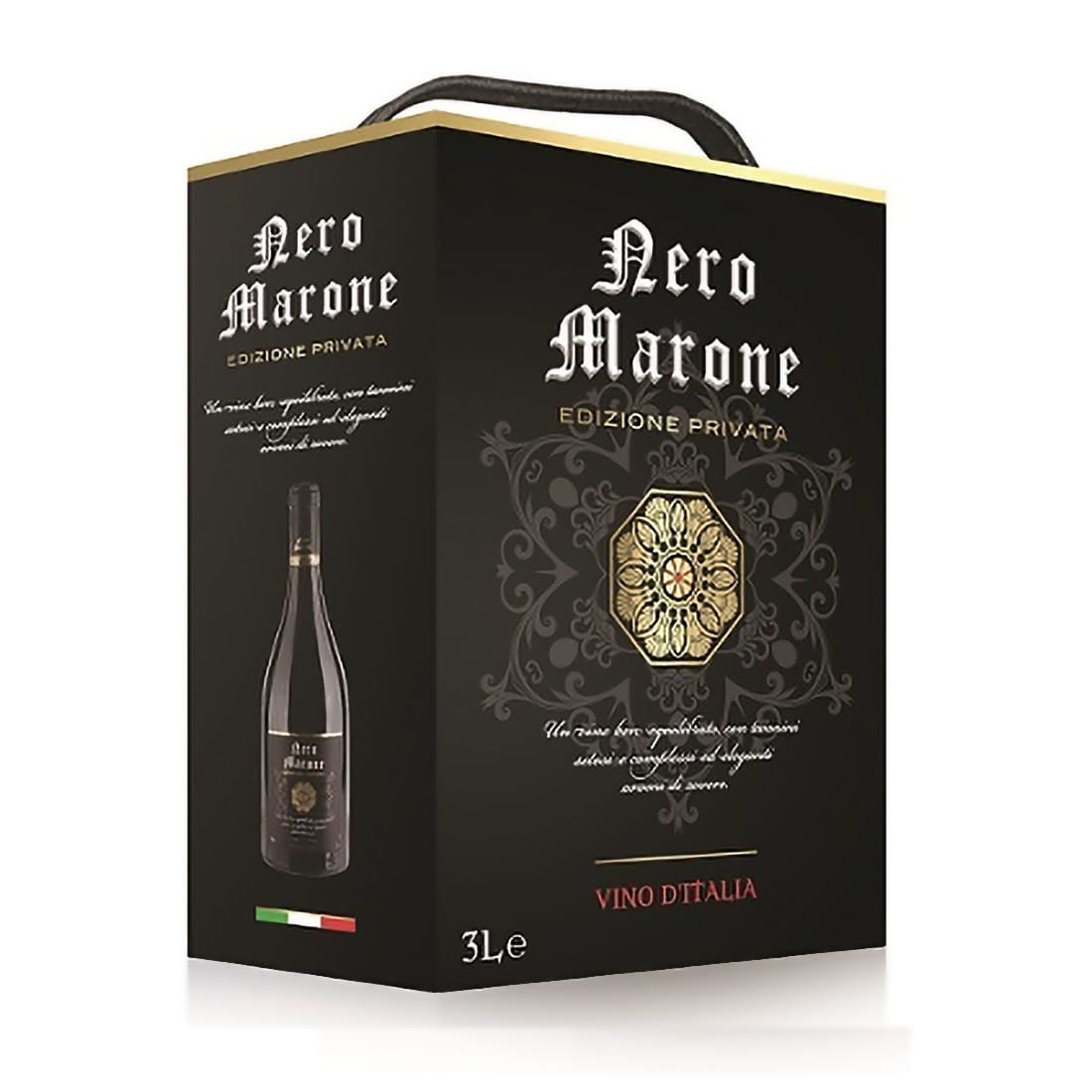 Bag-in-Box - Vin d’Italie - Nero Marone Rotwein, trocken 3 L.