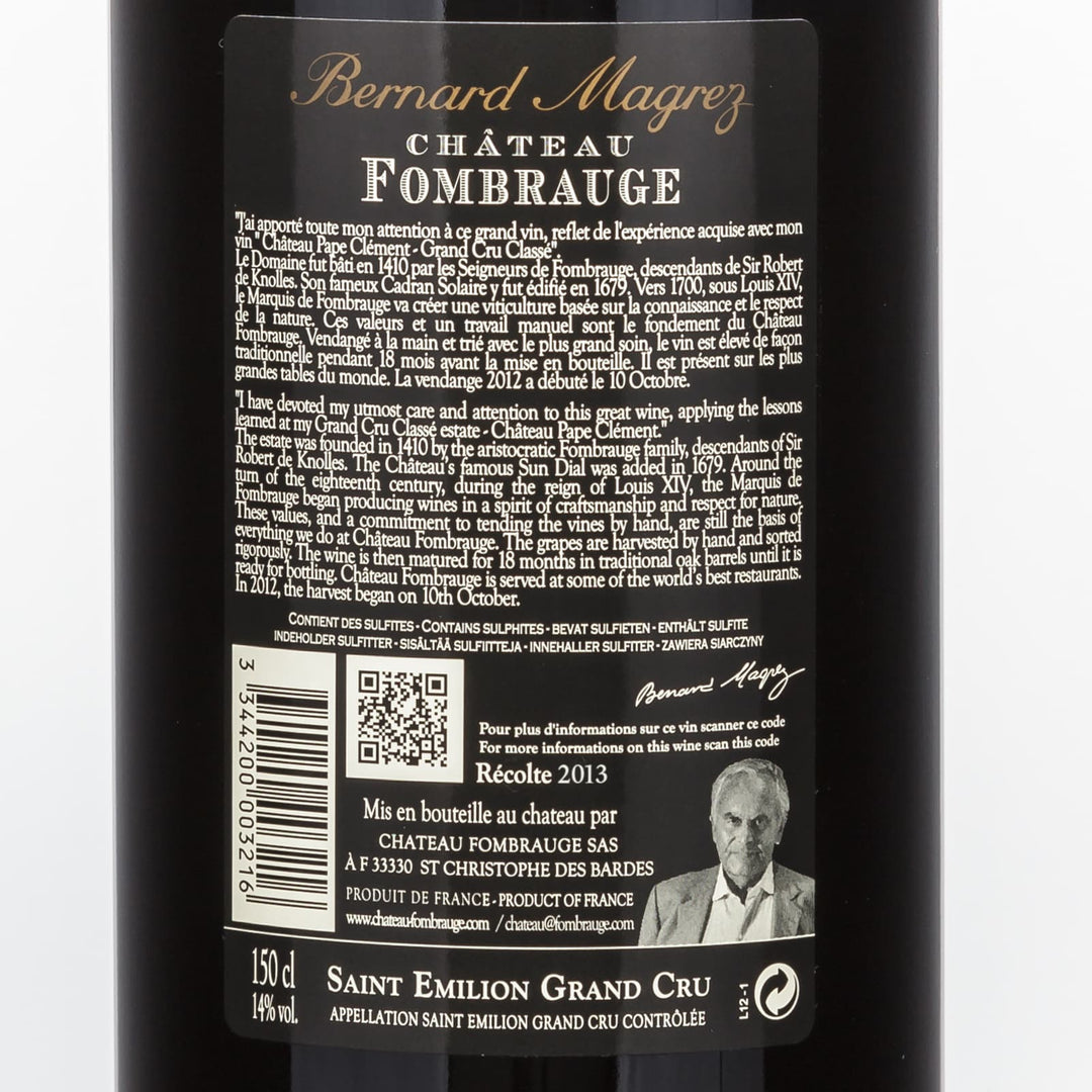 2013 Château Fombrauge – St. Emilion Grand Cru GBGC – 1,5L Magnum