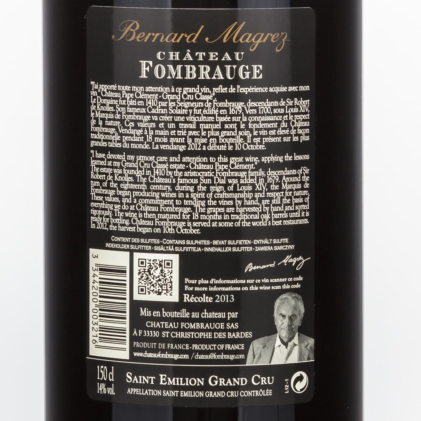 2013 Château Fombrauge - St. Emilion Grand Cru GBGC - 1,5L Magnum