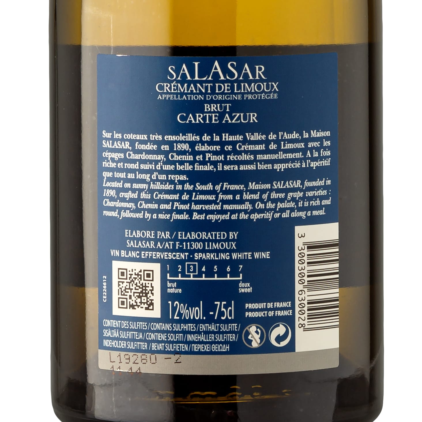 NV SALASAR Carte Carte Azur - Maison Salasar