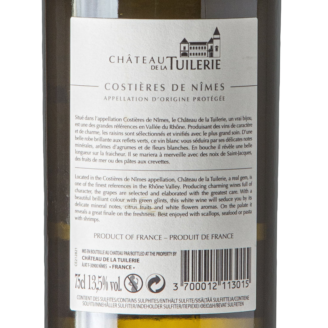 2017 Chateau de la Tuilerie Costieres de Nimes Grenache Blanc – Viognier – Frankreich