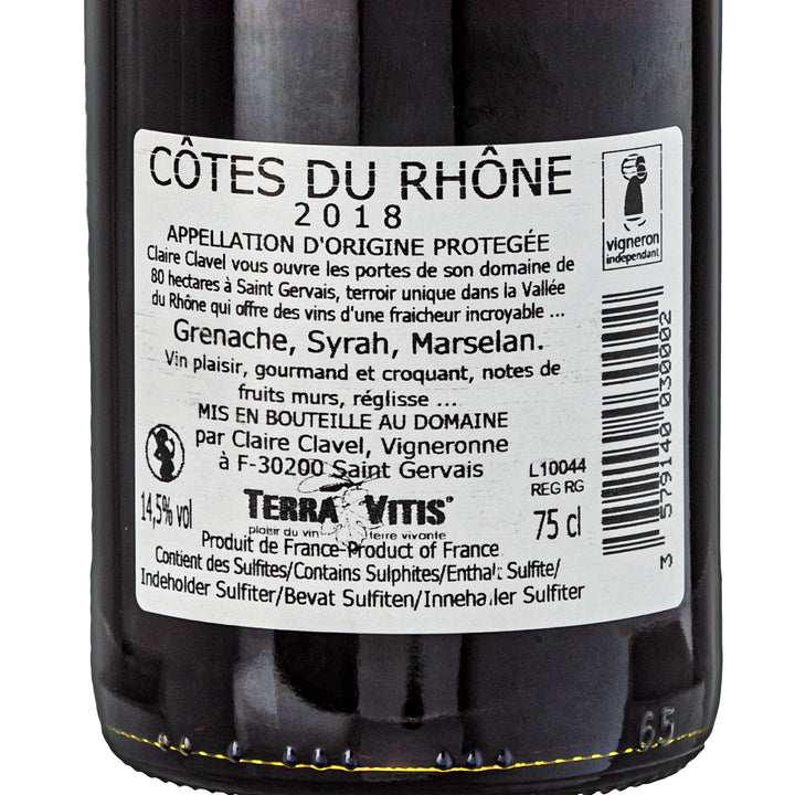2018 Domaine Clavel Regulus - Côtes du Rhône