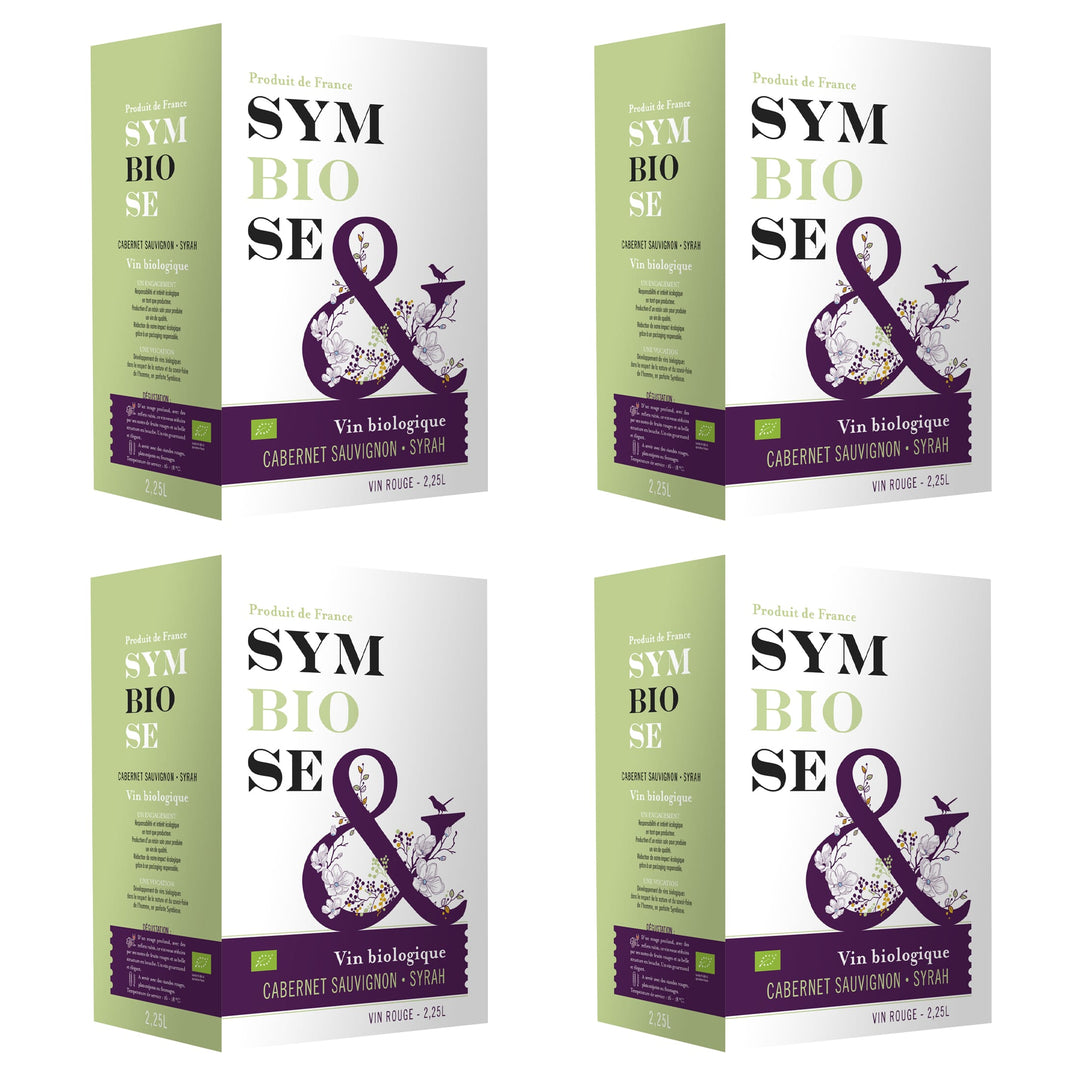 Symbiose BIO Rotwein trocken - Cabernet Sauvignon Syrah Bag-in-Box 2,25 l