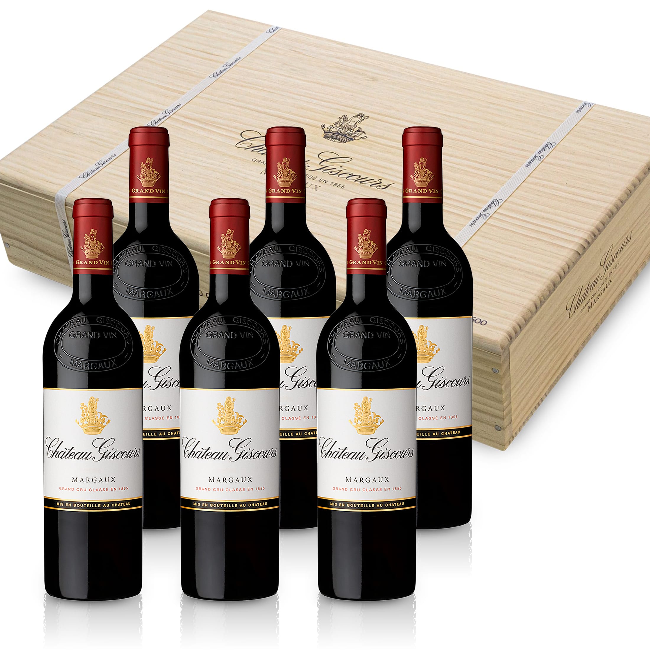 Château Giscours limitierte Jubiläumsbox "6 Jahrgänge - 25 Jahre" Rotwein trocken - Margaux/Bordeaux Frankreich