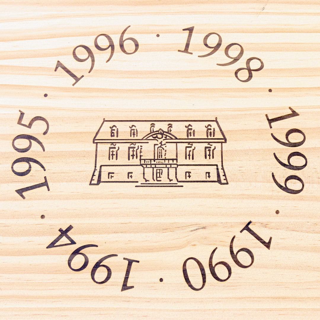 Château Pontet-Canet 1990, 1994, 1995, 1996, 1998, 1999 Vintage Selection - 6 Bottles in Limited Edition Wooden Box - Bordeaux France