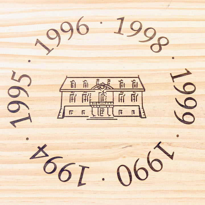 Château Pontet-Canet 1990, 1994, 1995, 1996, 1998, 1999 Vintage Selection - 6 Bottles in Limited Edition Wooden Box - Bordeaux France