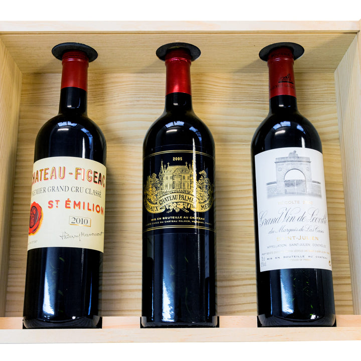 Figeac 2010, Palmer 2005, Leoville Las Cases 2000 Collector&