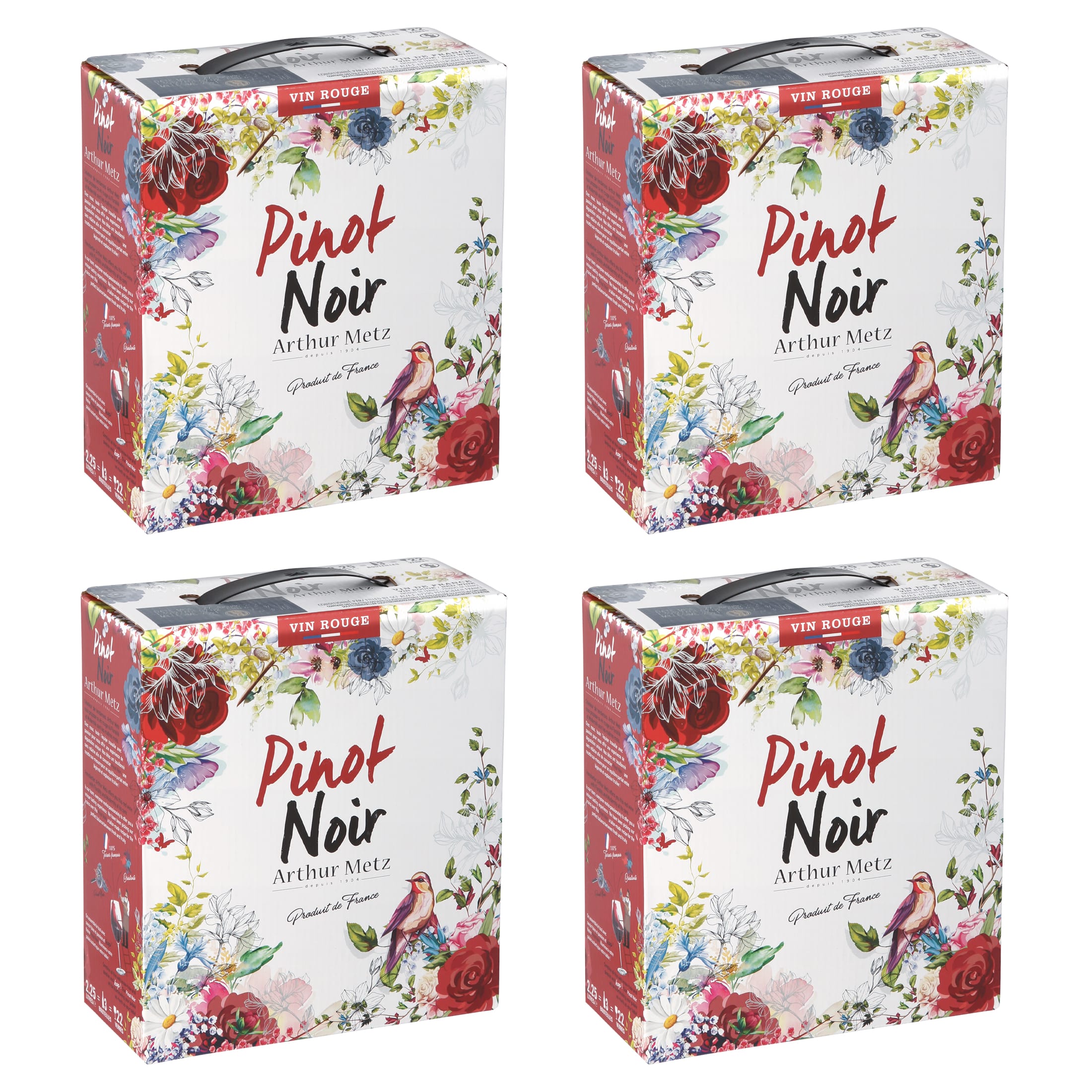 Arthur Metz Pinot Noir Rotwein trocken Bag-in-Box 2,25 l