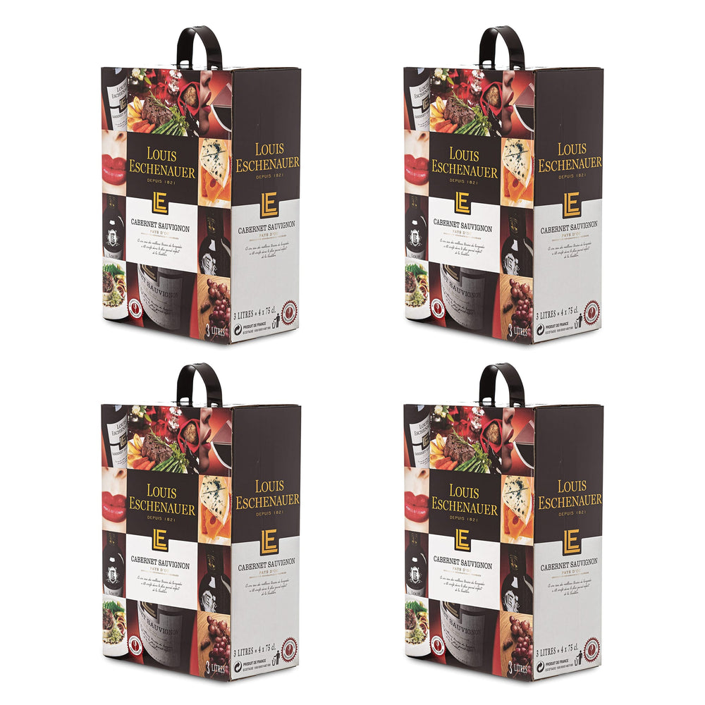 Bag-in-Box - Vin de Pays d'Oc- Cabernet Sauvignon - Rotwein -  Louis Eschenauer 3 L