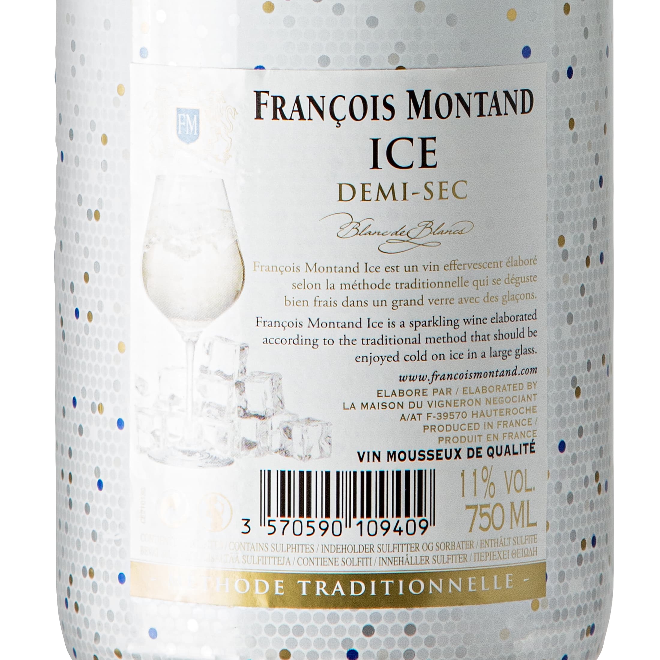 Blanc Demi - Sec - ICE – François Montand  - Méthode Traditionelle