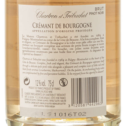2017 Chartron & Trébuchet - Domaine Chartron & Trébuchet Brut Rosé