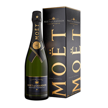 Moët & Chandon Nectar Impérial Champagne in gift box (0.75 l)