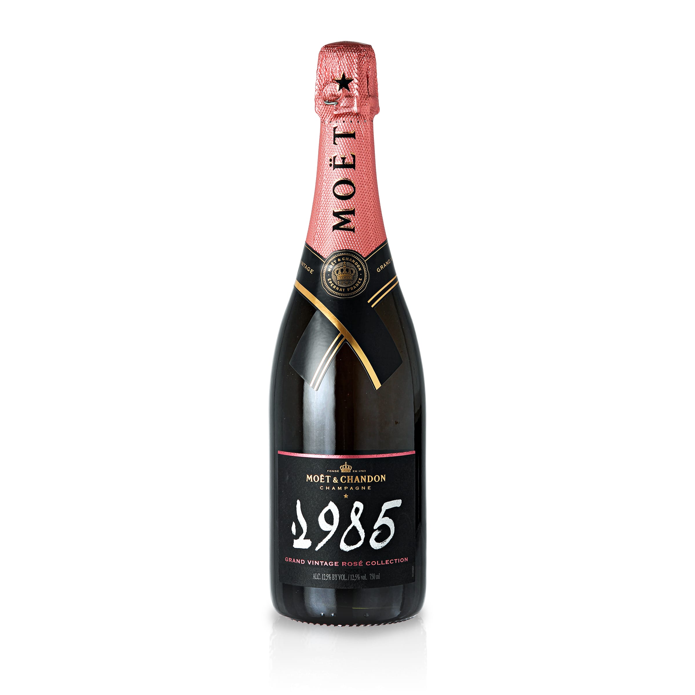 Moët & Chandon Grand Vintage Rosé 1985 Collection Champagne in Wooden Gift Box